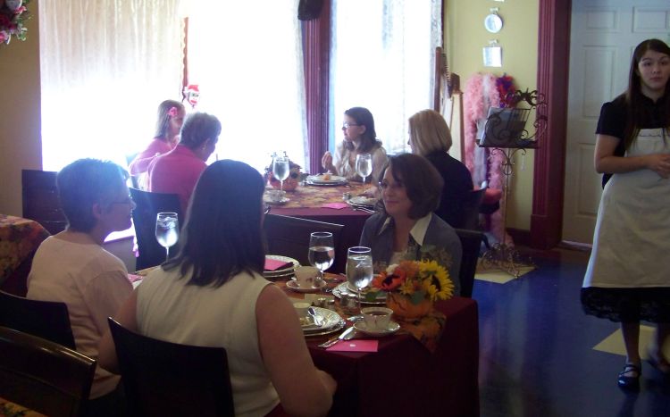 Some scenes from Brittany Gordon's National American Miss Sponsor Tea, October 2008