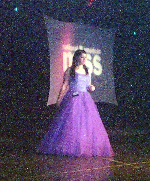 Brittany Gordon, 2006 National American Miss Pageant, in her formal wear